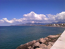 Sperlonga. Vista del mare.