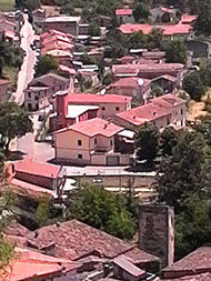 Borgorose vista dall'alto